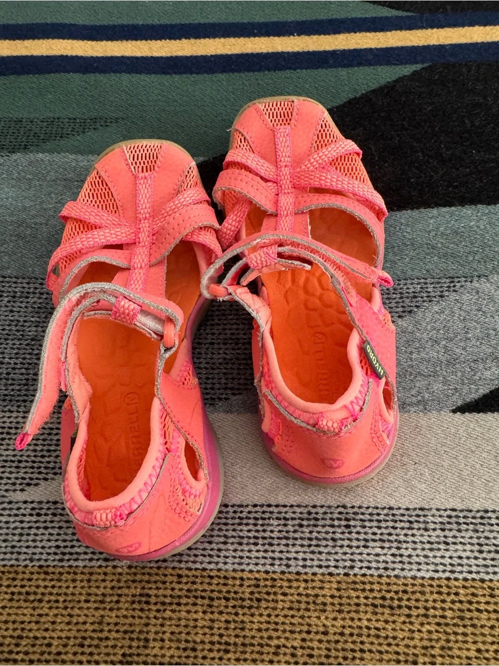 Merrell Girls Coral Pink Outdoor Sport Sandals